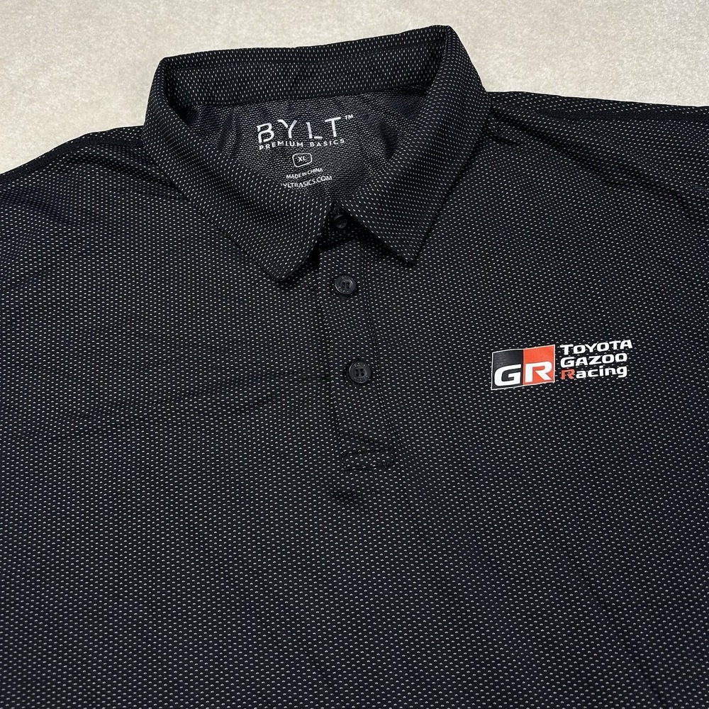 BYLT Premium Golf Polo Shirt Men's XL Toyota Gazoo Racing Performance
